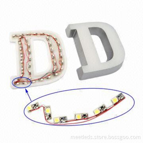 3528 SMD Mini LED Module for Mini Metal Letters, 12V DC Operating Voltage
